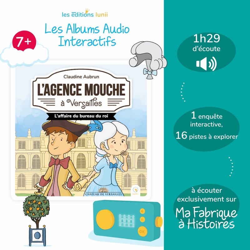 Livre audio L’agence Mouche à Versailles 7+