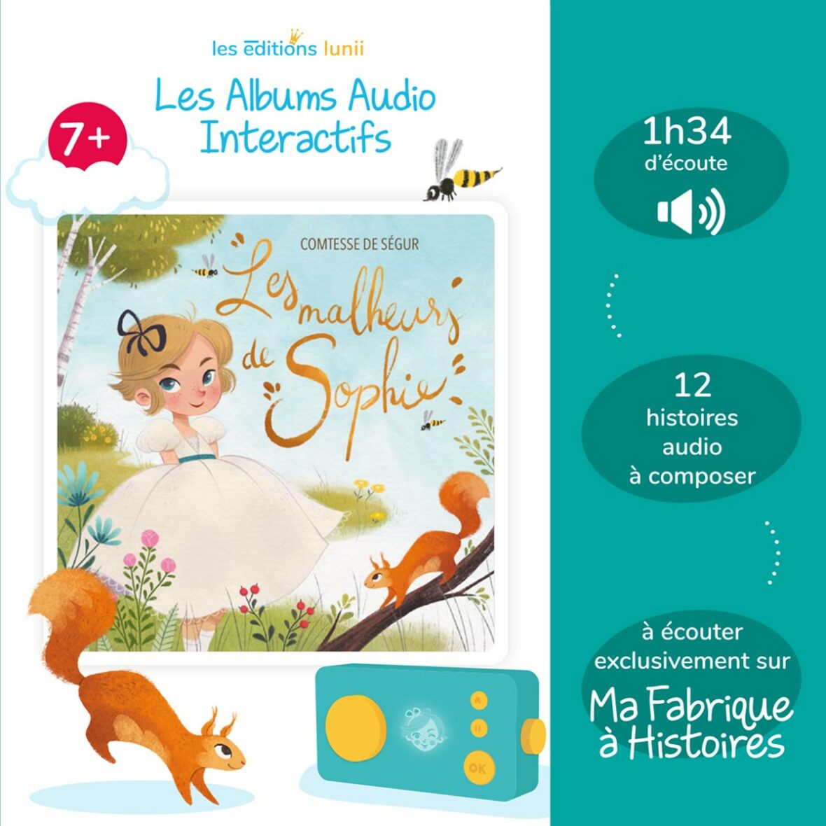 Livre audio Les malheurs de Sophie 7+