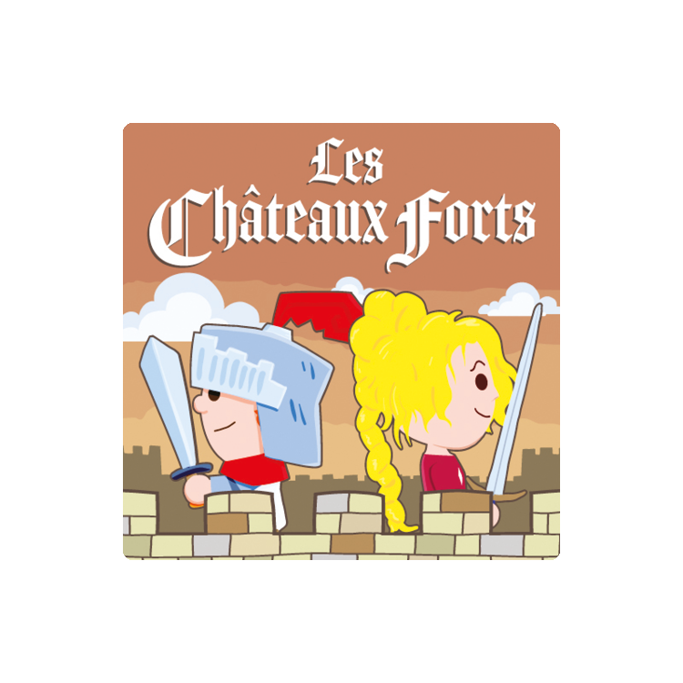 Livre audio Les châteaux forts 3+