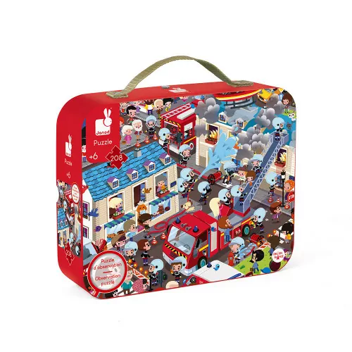 Puzzle d’observation Les pompiers – 208 PCS