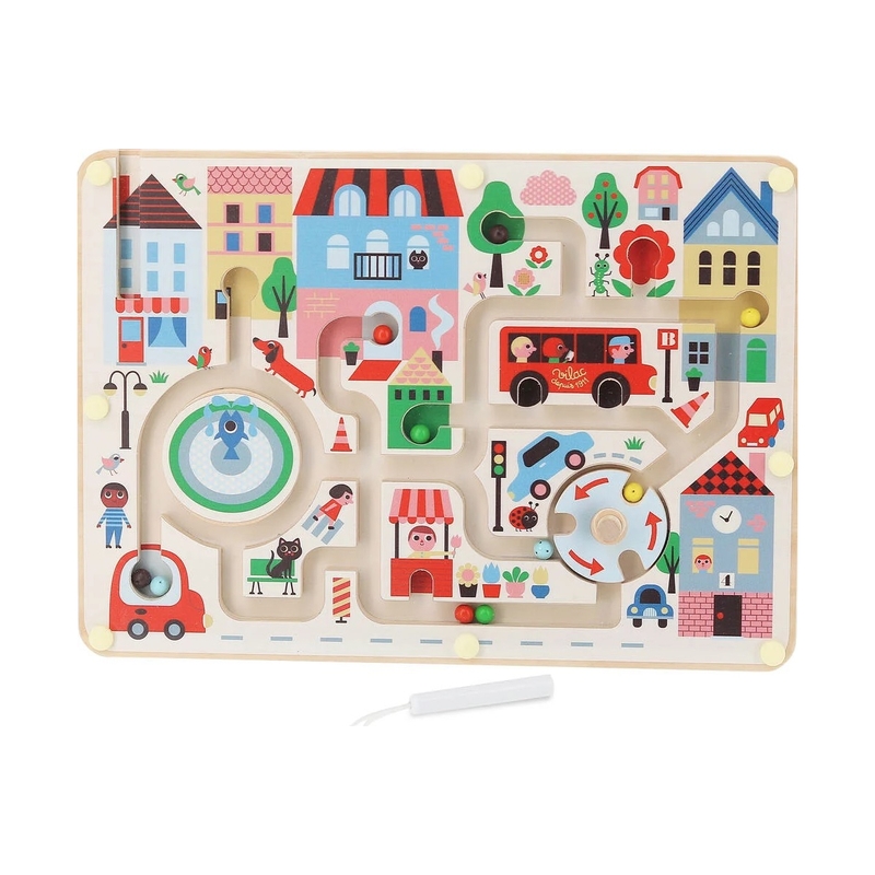 Labyrinthe magnétique Ma petite ville – Ingela P.Arrhenius