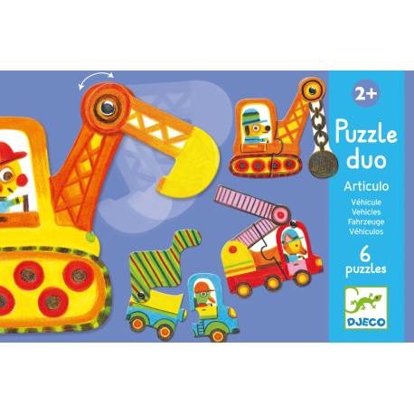 Puzzle Duo Articulo – Véhicules