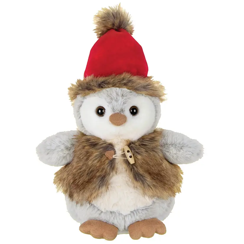 Peluche Pingouin bonnet de Noël