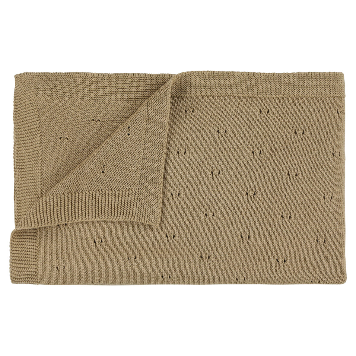 Plaid tricot Sand