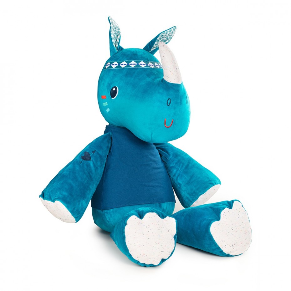Grande peluche Marius le rhinocéros 90cm