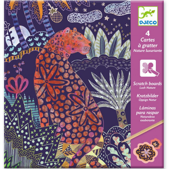 Cartes à gratter – Nature luxuriante
