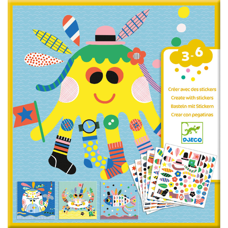 Créer avec des stickers – Marins