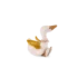 Hochet cygne or - La petite école de danse