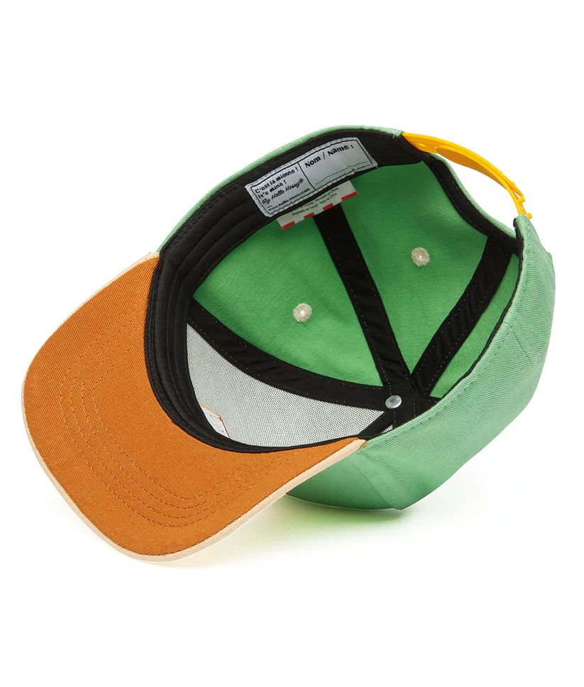 casquette-enfants-bebes-coton-biologique-vert-hello-hossy