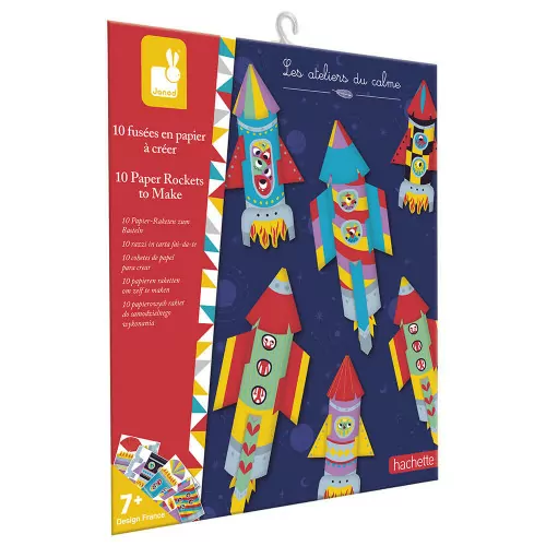 Kit Créatif – 10 Fusées en papier à créer