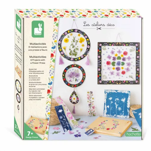 Multiactivités – 6 réalisations avec une presse à fleurs