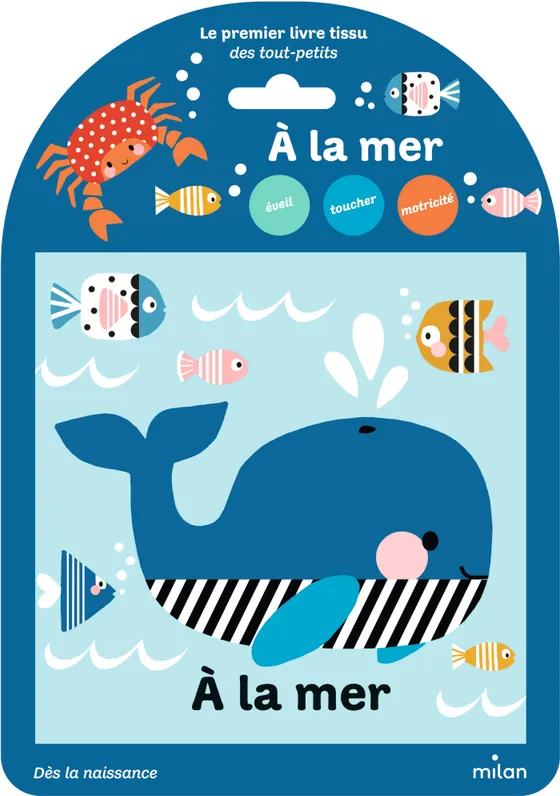 Livre tissu – A la mer