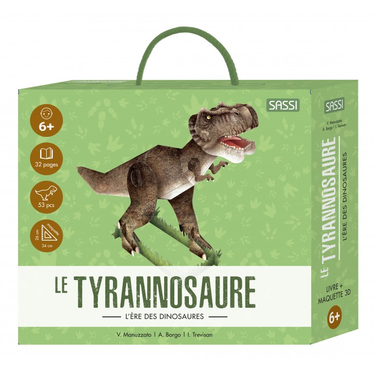 Maquette 3D Le Tyrannosaure – L’ère des Dinosaures + Livre de 32 pages