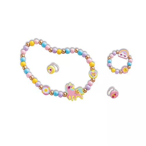 Coffret de 4 bijoux en bois à créer – Rainbow Land
