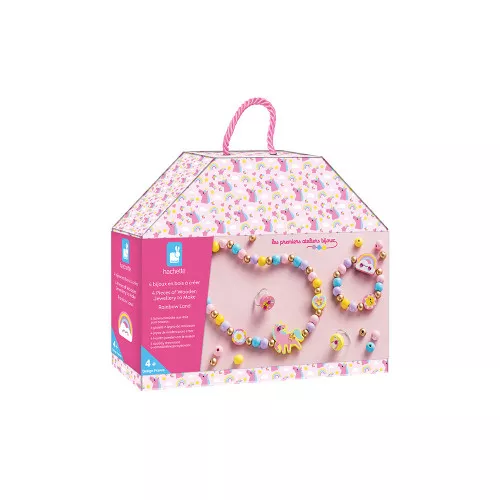 Coffret de 4 bijoux en bois à créer – Rainbow Land