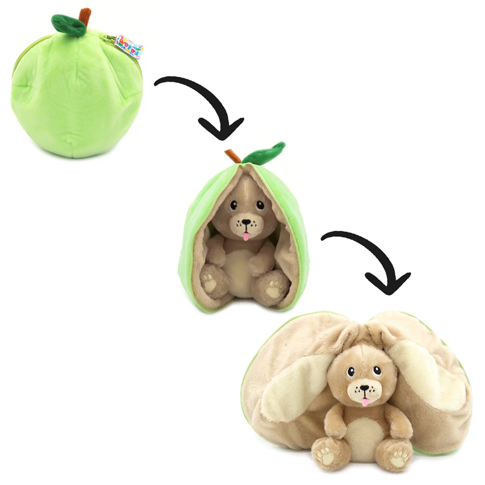 Peluche Crocket le chien – pomme Flipetz