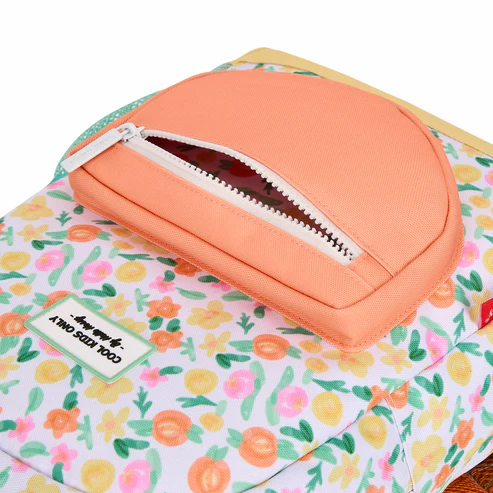 cartable-colore-enfants-orange-fleurs-format-rond-hello-hossy