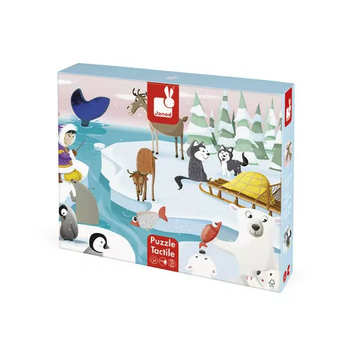 Puzzle Tactile La Banquise – 20 pièces