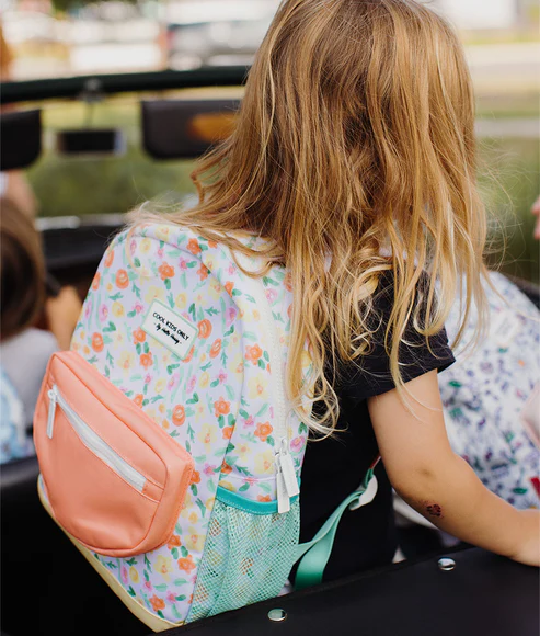 sac-a-dos-ecole-enfants-orange-fleurs-format-rond-hello-hossy