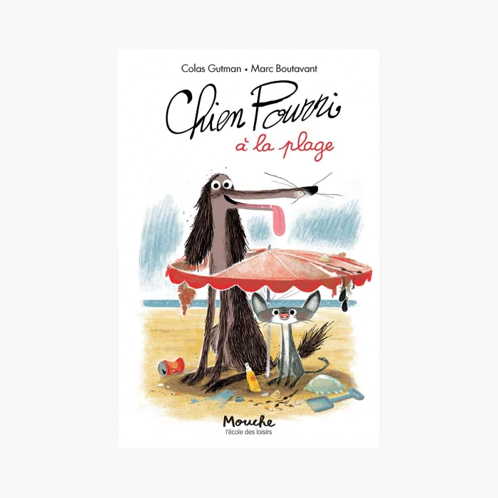 Chien pourri à la plage de Gutman-Boutavant