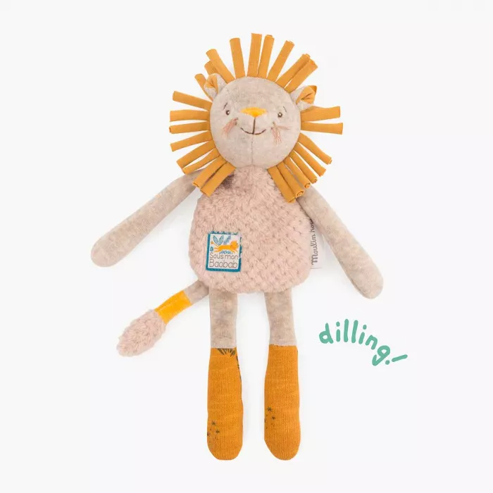 Doudou hochet Lion – Sous mon baobab