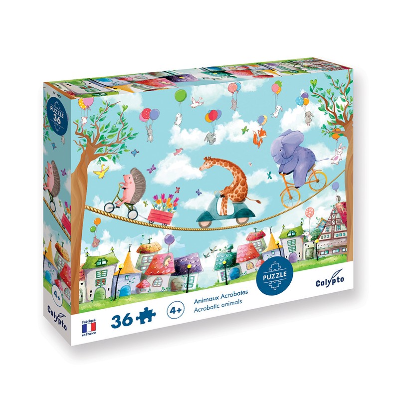 Puzzle Animaux acrobates – 36 pièces