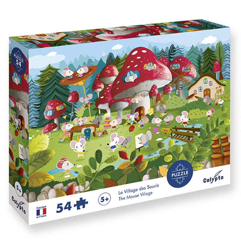 Puzzle Le village des souris – 54 pièces