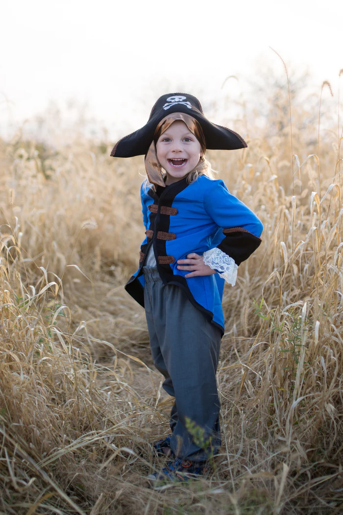 Déguisement de pirate bleu – Taille 5-6 ans