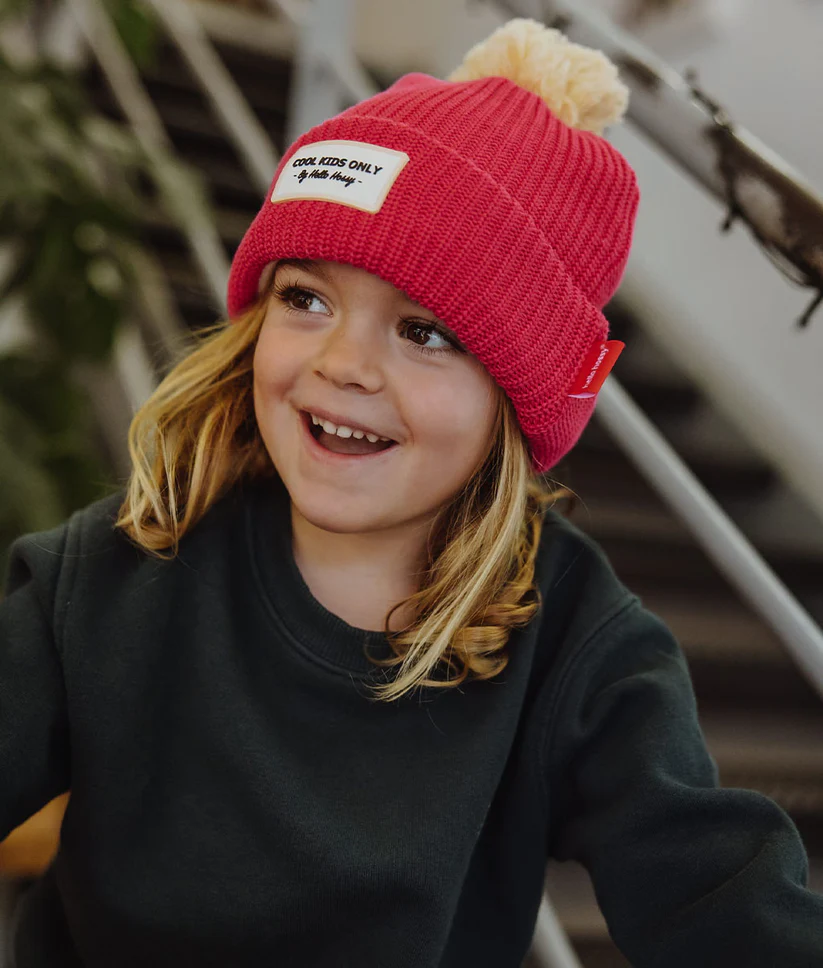 bonnet-enfants-bebes-avec-pompon-doublure-polaire-rose-hello-hossy