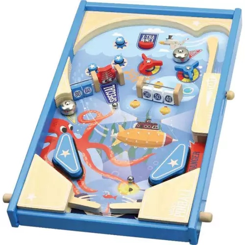 Grand flipper en bois – Sous la mer