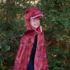 Déguisement de T-REX rouge velours - Taille 7-8 ans