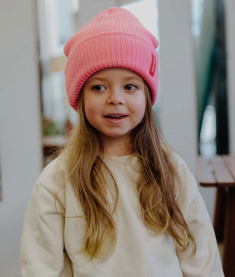 bonnet-colore-enfants-bebes-duo-parents-flow-rose-hello-hossy