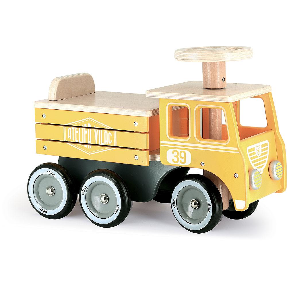 Porteur chantier vintage en bois