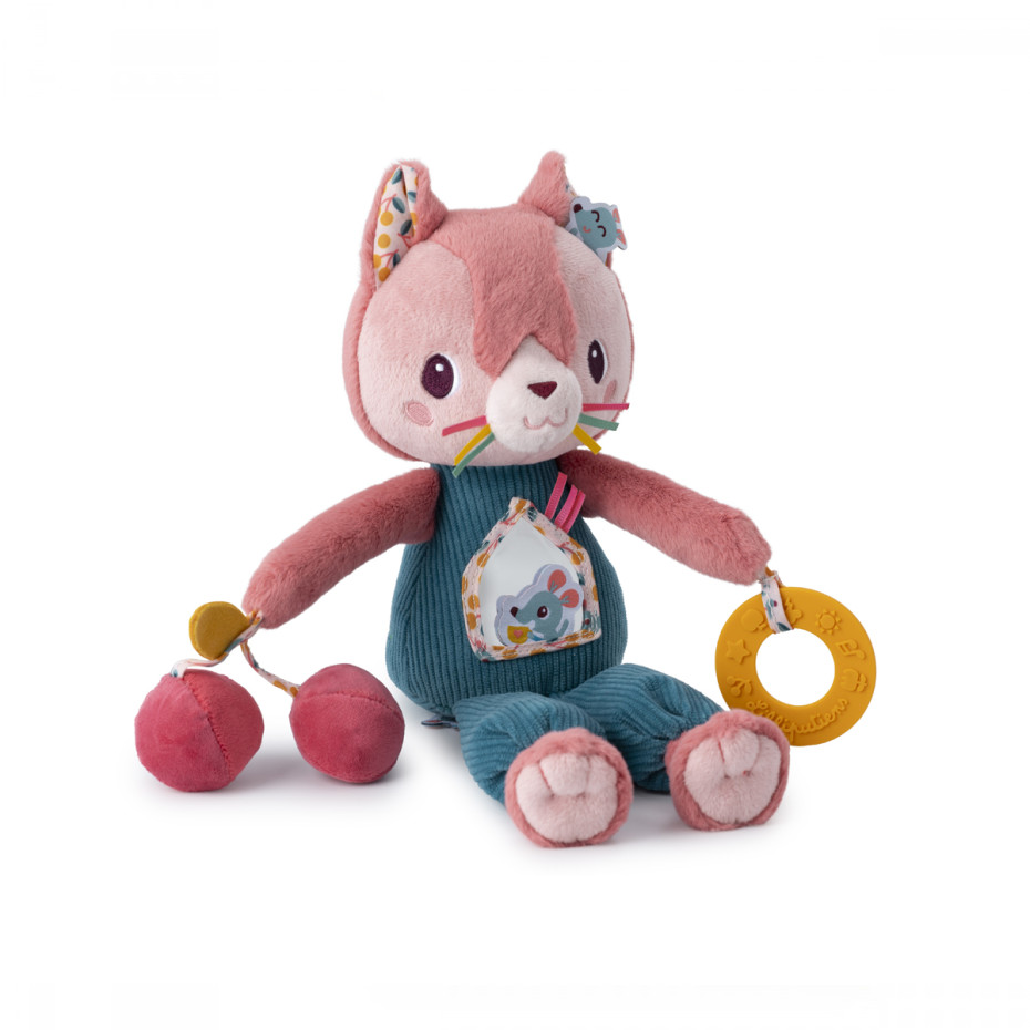 Peluche d’activités Jeanne Le Chat 32cm
