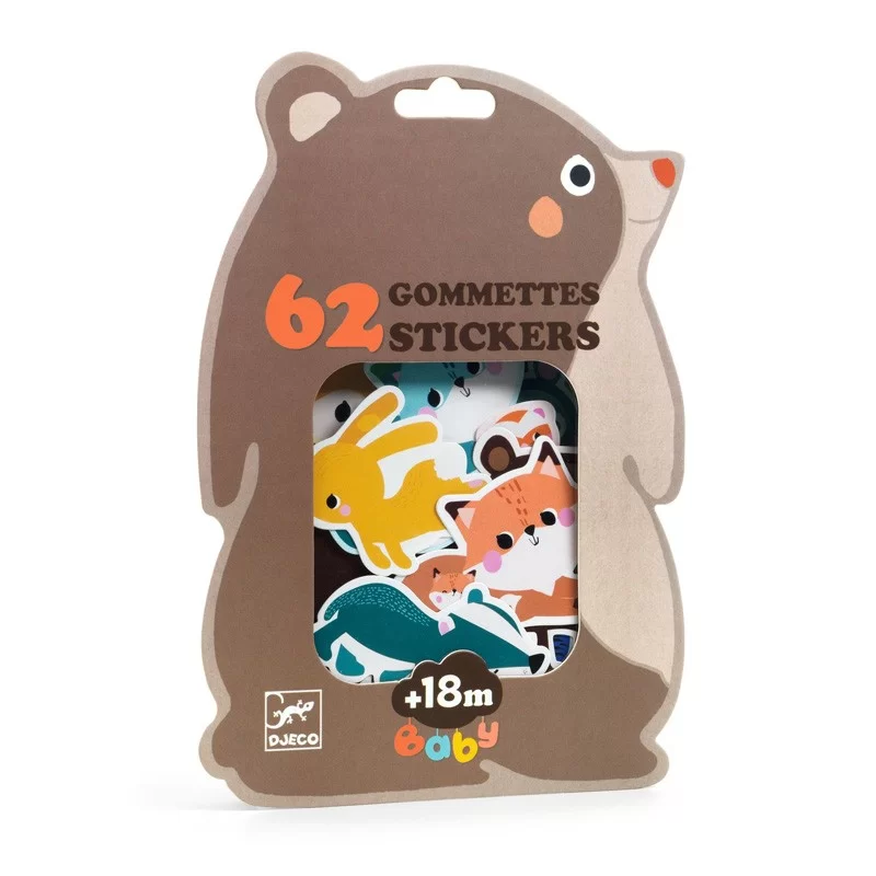 Grosses gommettes – Animaux de la forêt