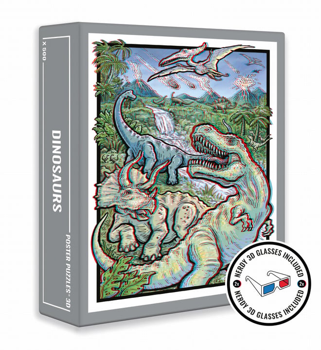 Puzzle Dinosaures 3D – 500 pièces