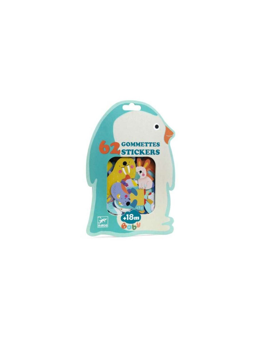 Grosses gommettes – Animaux de la banquise