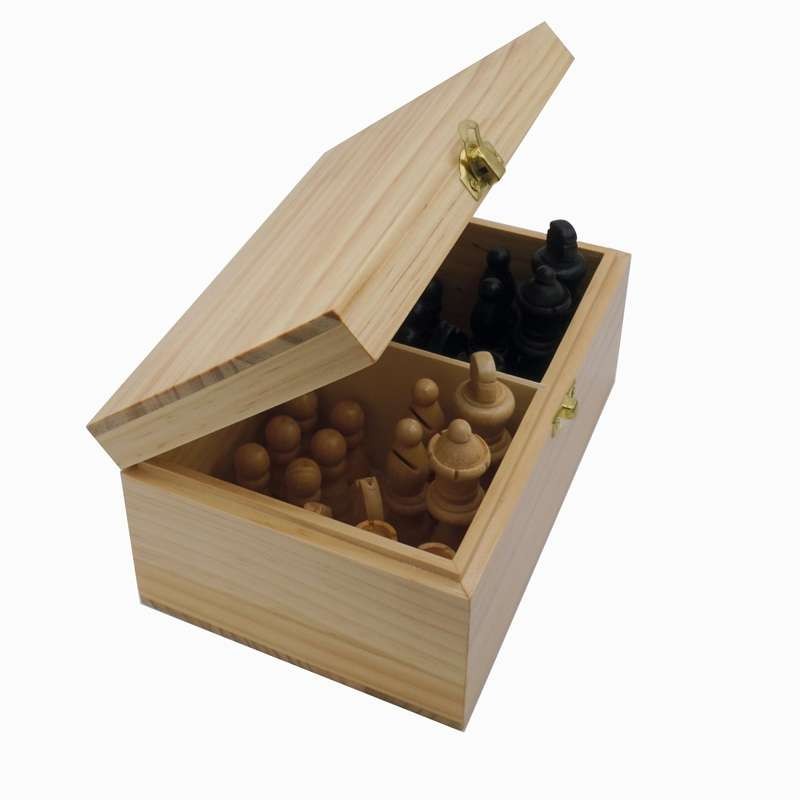 Pièces d’échec en bois – 88 mm
