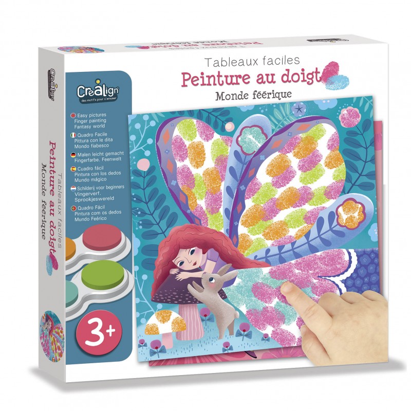 Peinture au doigt – Monde féérique