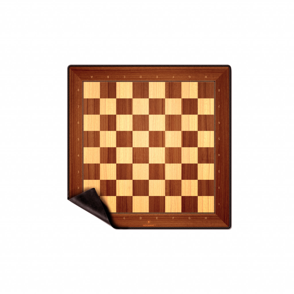 Tapis d’Echecs néoprène Style Bois – 50x50cm