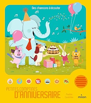Livre sonore – Petites comptines d’anniversaire