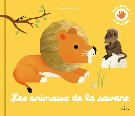 Livre à toucher – Les animaux de la savane
