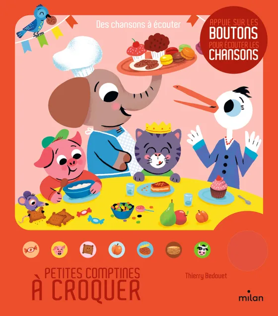 Livre sonore – Petites comptines à croquer
