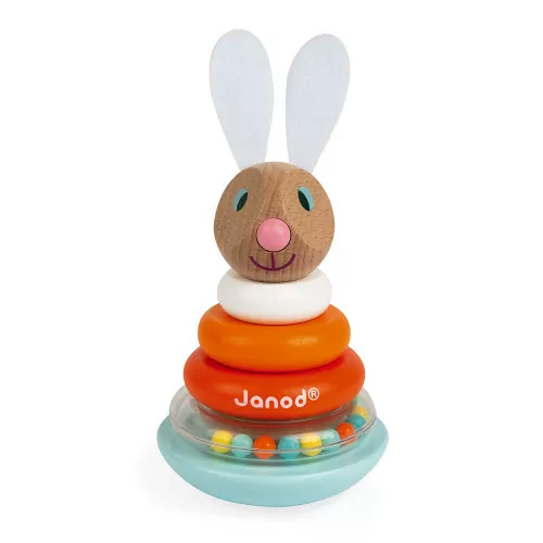 Lapin Empilable Culbuto en bois