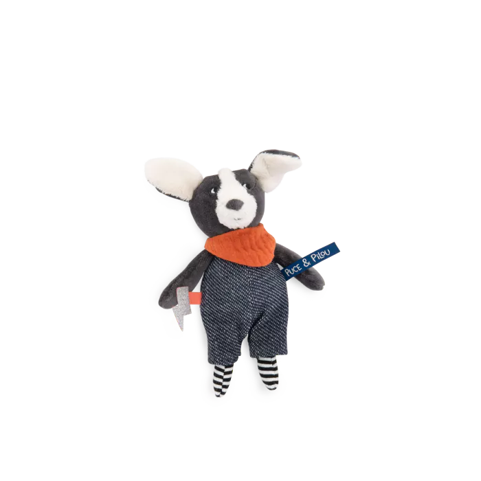 Peluche chien Puce 20cm – Puce & Pilou