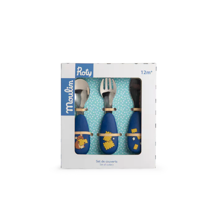 Set couverts silicone – Puce & Pilou