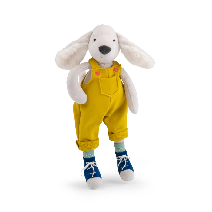 Poupée chien Pilou jaune 37 cm – Puce & Pilou