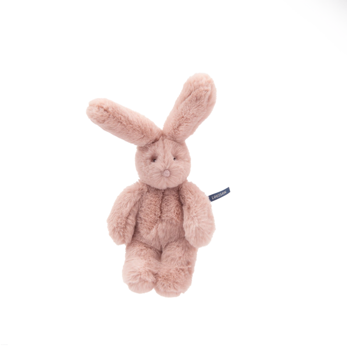 Peluche petit lapin rose – Arthur & Louison
