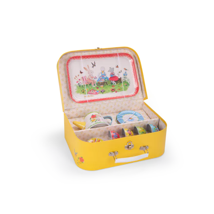 Valise dinette en métal – La grande famille