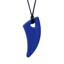Collier de mastication Dent de requin - Bleu Marine - Souple